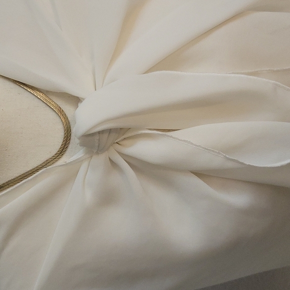 Beach CABANA Fairycore Floral Embroidered Chiffon Sarong Cover-up - Picture 2 of 9